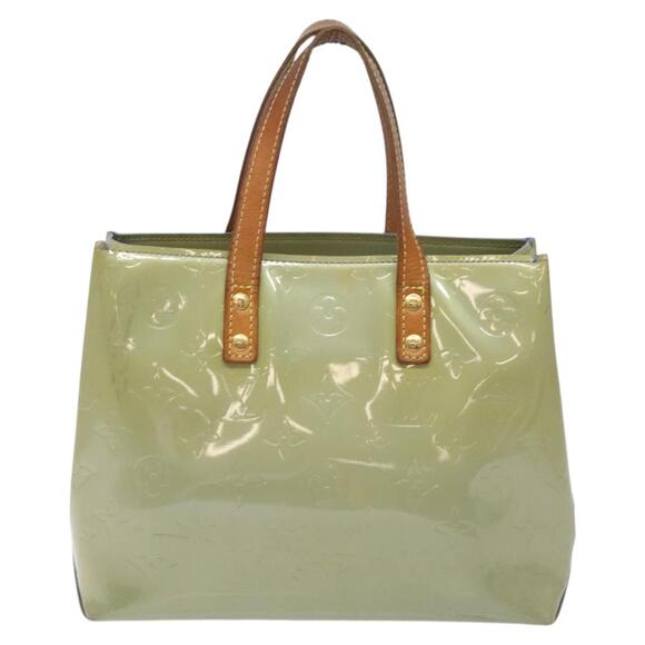 LOUIS VUITTON Monogram Vernis Reade PM Hand Bag Baby Blue - Picture 2 of 16